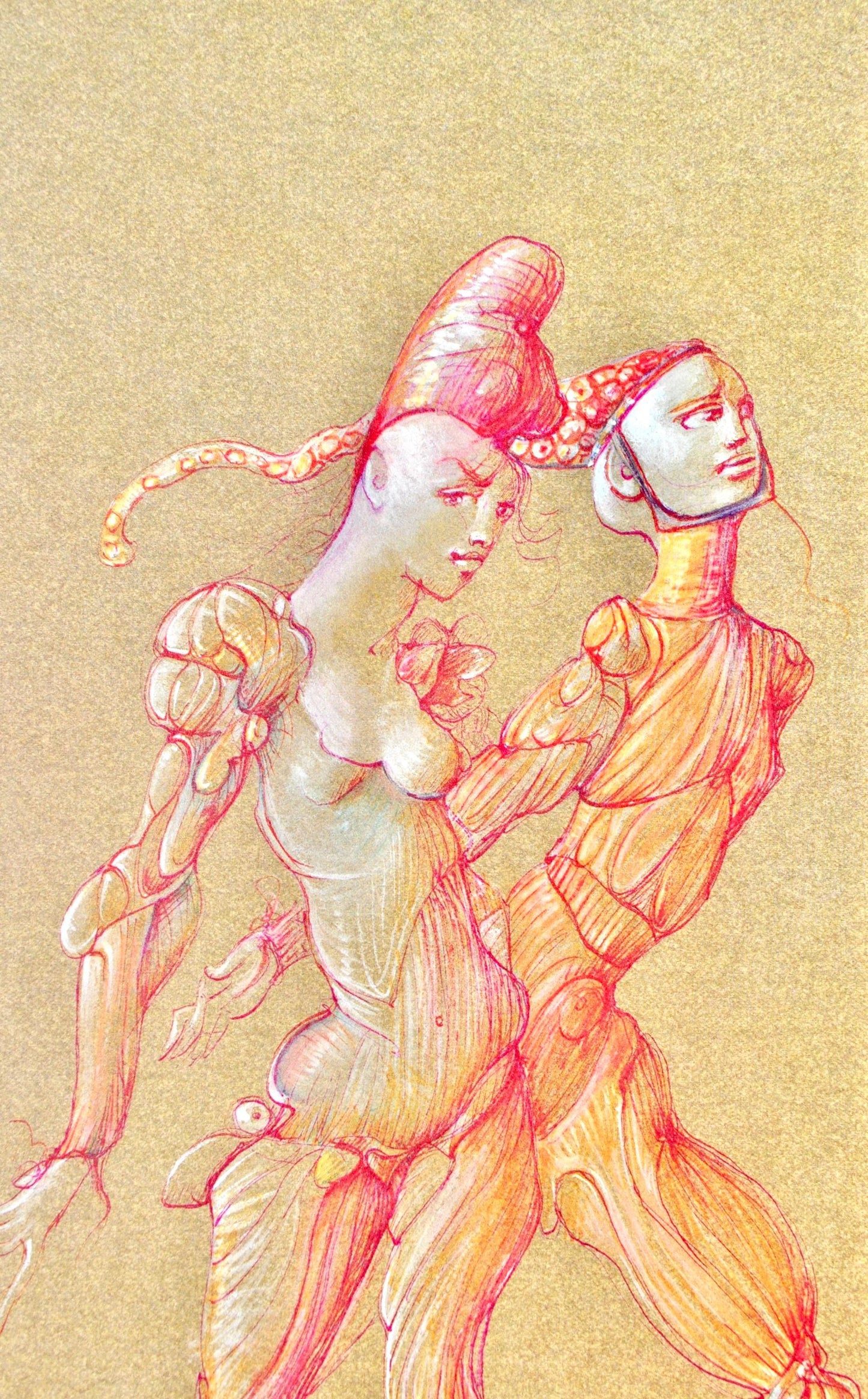 Lonor Fini, Composition, Fruits De La Passion, Xxe Sicle, Hliogravure