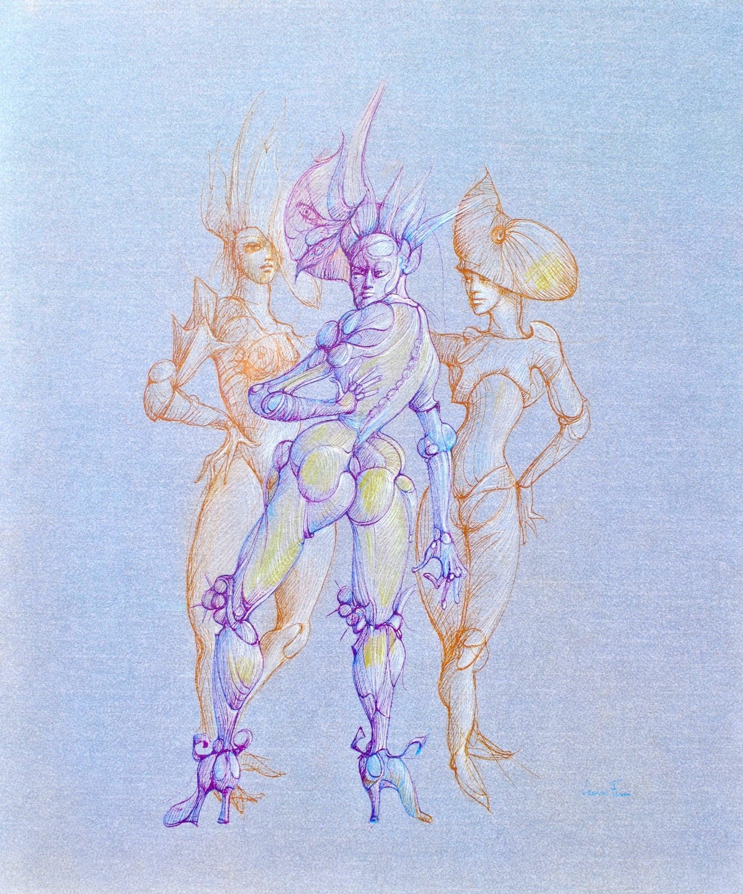 Lonor Fini, Composition, Fruits De La Passion, Xxe Sicle, Hliogravure