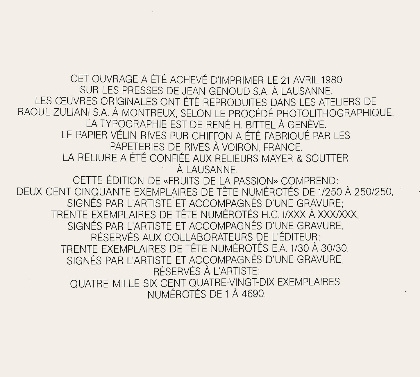 Lonor Fini, Composition, Fruits De La Passion, Xxe Sicle, Hliogravure