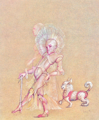 Lonor Fini, Composition, Fruits De La Passion, Xxe Sicle, Hliogravure