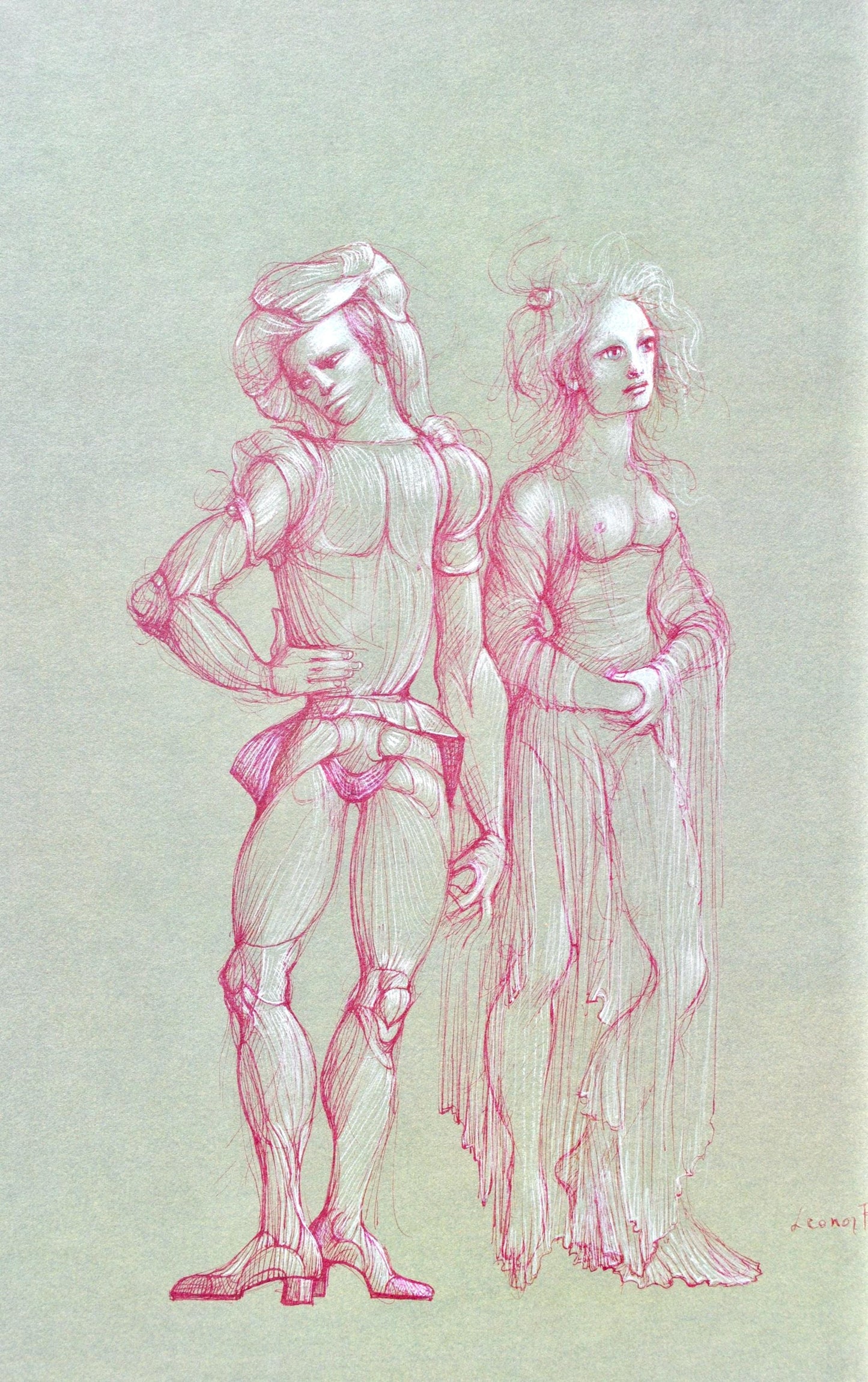 Lonor Fini, Composition, Fruits De La Passion, Xxe Sicle, Hliogravure