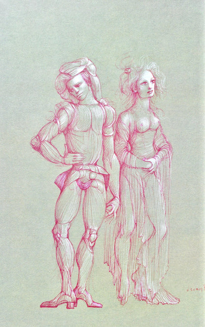 Lonor Fini, Composition, Fruits De La Passion, Xxe Sicle, Hliogravure