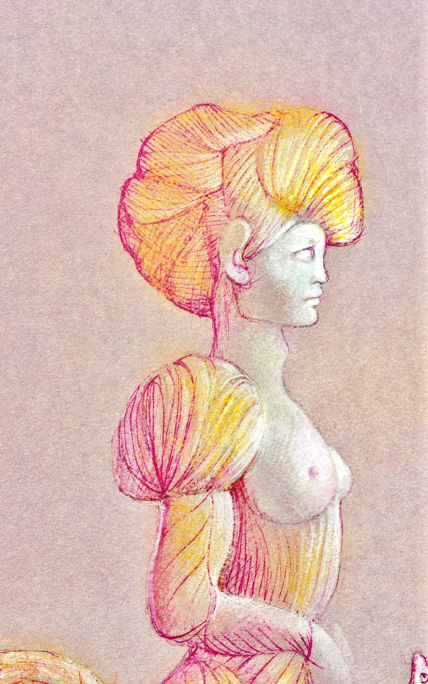 Lonor Fini, Composition, Fruits De La Passion, Xxe Sicle, Hliogravure