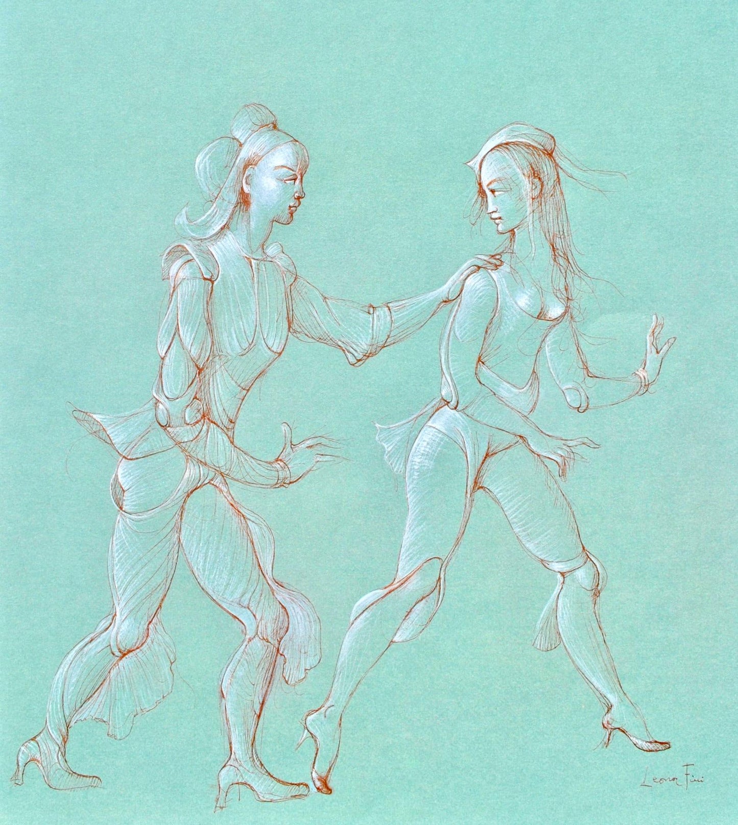 Lonor Fini, Composition, Fruits De La Passion, Xxe Sicle, Hliogravure