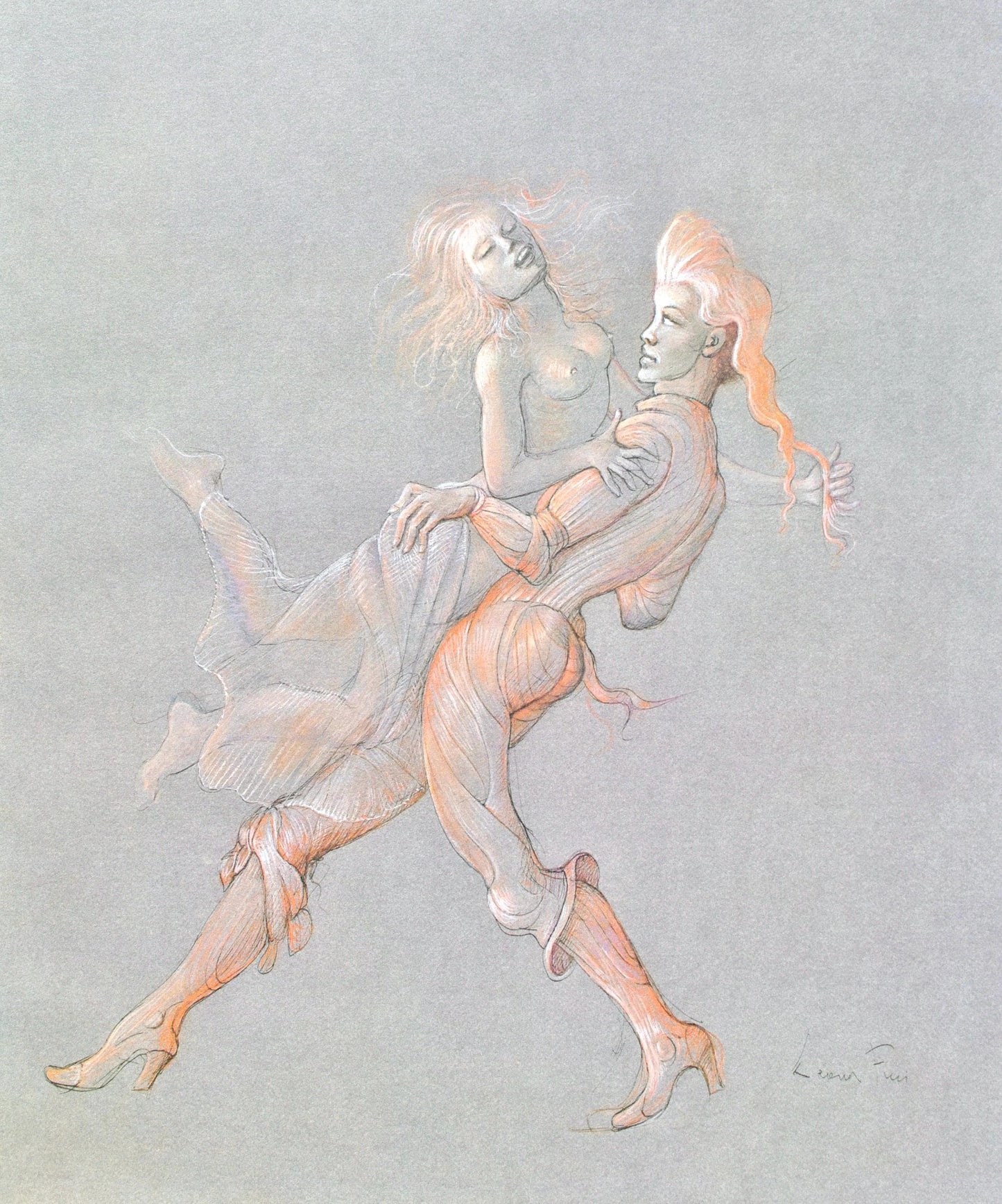 Lonor Fini, Composition, Fruits De La Passion, Xxe Sicle, Hliogravure