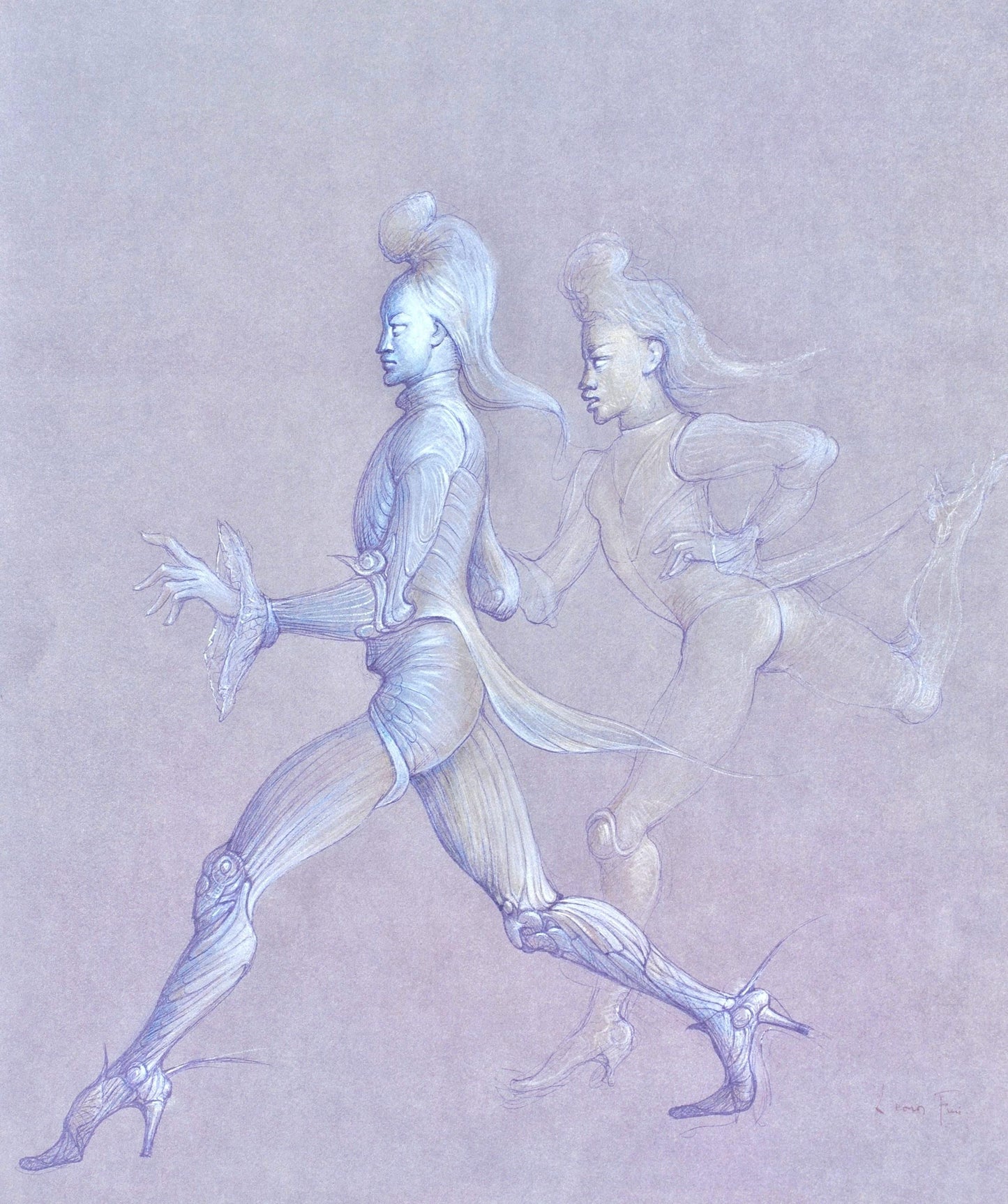 Lonor Fini, Composition, Fruits De La Passion, Xxe Sicle, Hliogravure