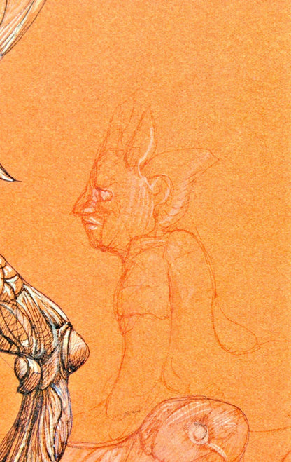 Lonor Fini, Composition, Fruits De La Passion, Xxe Sicle, Hliogravure