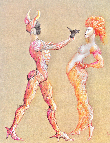 Lonor Fini, Composition, Fruits De La Passion, Xxe Sicle, Hliogravure