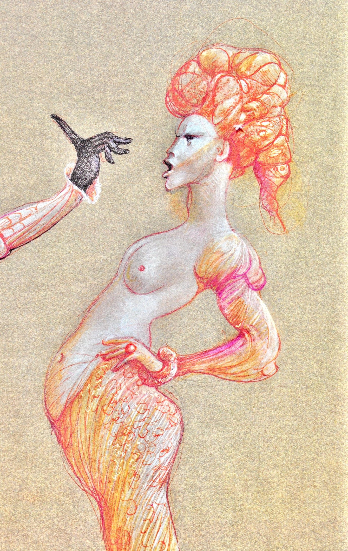 Lonor Fini, Composition, Fruits De La Passion, Xxe Sicle, Hliogravure