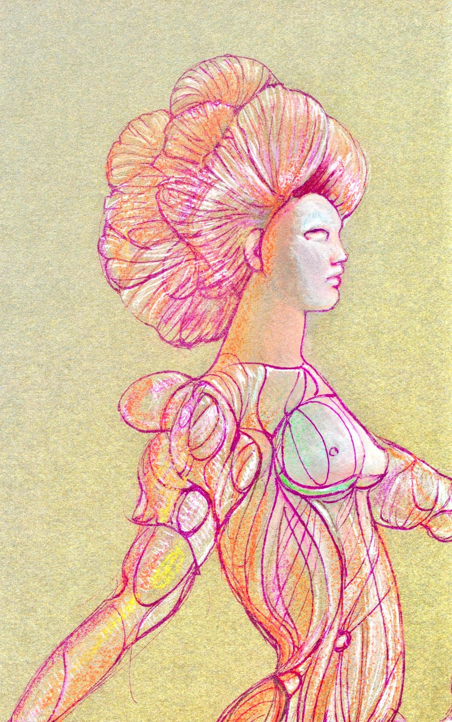 Lonor Fini, Composition, Fruits De La Passion, Xxe Sicle, Hliogravure