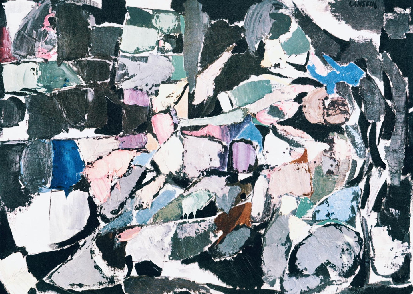 Andr Lanskoy, L'Espace Retrouv, Andr Lanskoy, Peintres D'Aujourd'Hui, Hliogravure