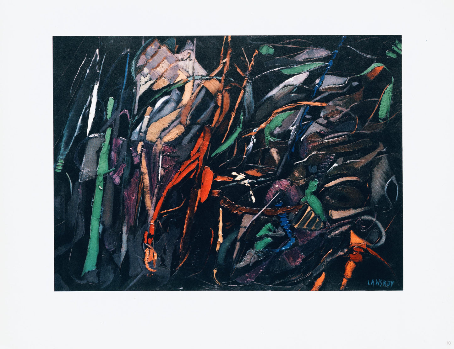 Andr Lanskoy, Nostalgie Vaincue, Andr Lanskoy, Peintres D'Aujourd'Hui, Hliogravure