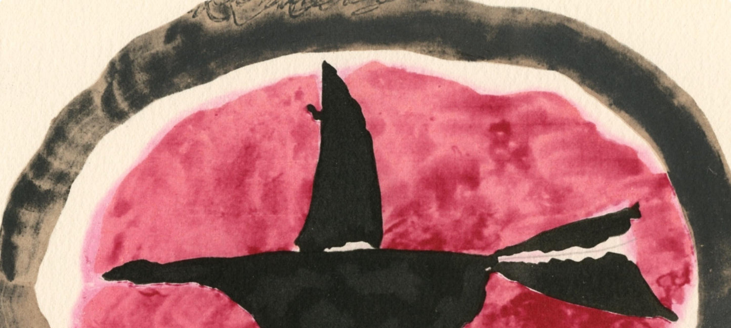 Georges Braque, Oiseau Au Couchant, Georges Braque, Le Solitaire, Xxe Sicle, Lithograph