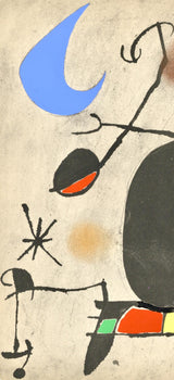 Joan Mir, L'Oiseau Solaire, L'Oiseau Lunaire, Tincelles (Cramer 117; Dupin 447-48), Lithograph