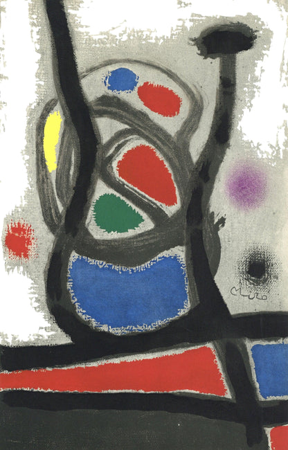 Joan Mir, L'Oiseau Solaire, L'Oiseau Lunaire, Tincelles (Cramer 117; Dupin 447-48), Lithograph