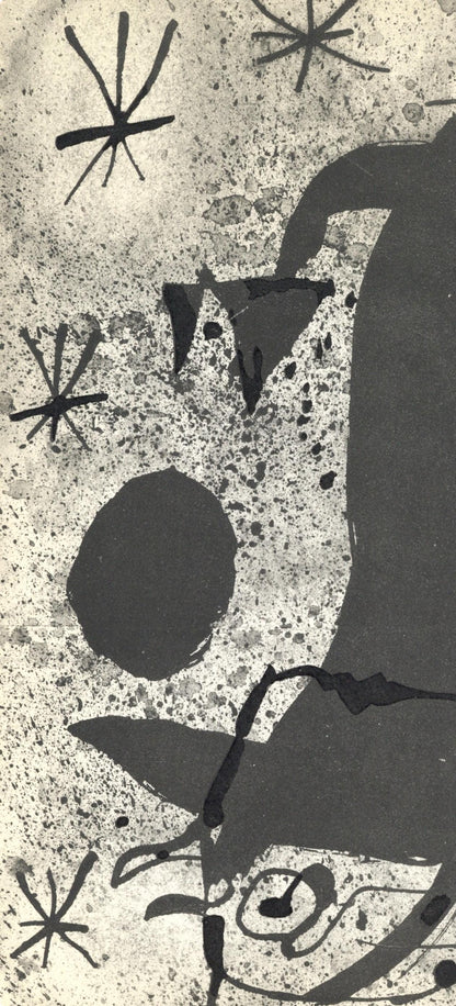 Joan Mir, L'Oiseau Solaire, L'Oiseau Lunaire, Tincelles (Cramer 117; Dupin 447-48), Lithograph