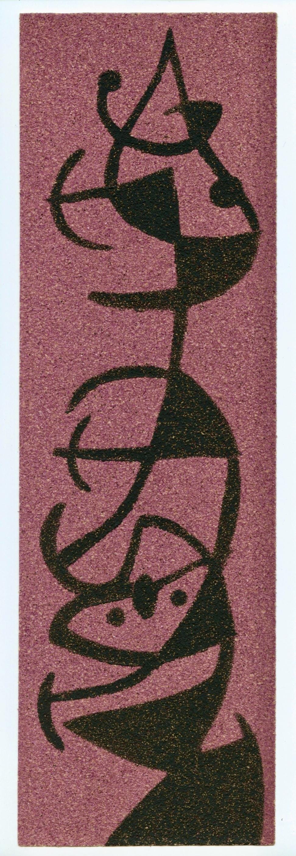 Joan Mir, L'Oiseau Solaire, L'Oiseau Lunaire, Tincelles (Cramer 117; Dupin 447-48), Lithograph