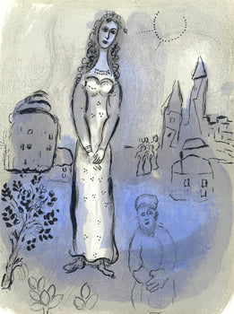 Marc Chagall, Esther (Mourlot 117-46; Cramer 25), Dessins Pour La Bible, Verve, Revue, Lithograph