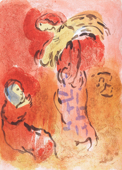 Marc Chagall, Ruth Glaneuse (Mourlot 117-46; Cramer 25), Dessins Pour La Bible, Verve, Revue,