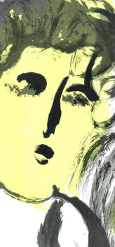 Marc Chagall, L'Ange (Mourlot 117-46; Cramer 25), Dessins Pour La Bible, Verve, Revue, Lithograph