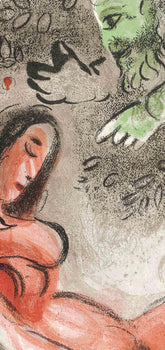 Marc Chagall, Ve Maudite Par Dieu (Mourlot 117-46; Cramer 25), Dessins Pour La Bible, Verve, Revue,