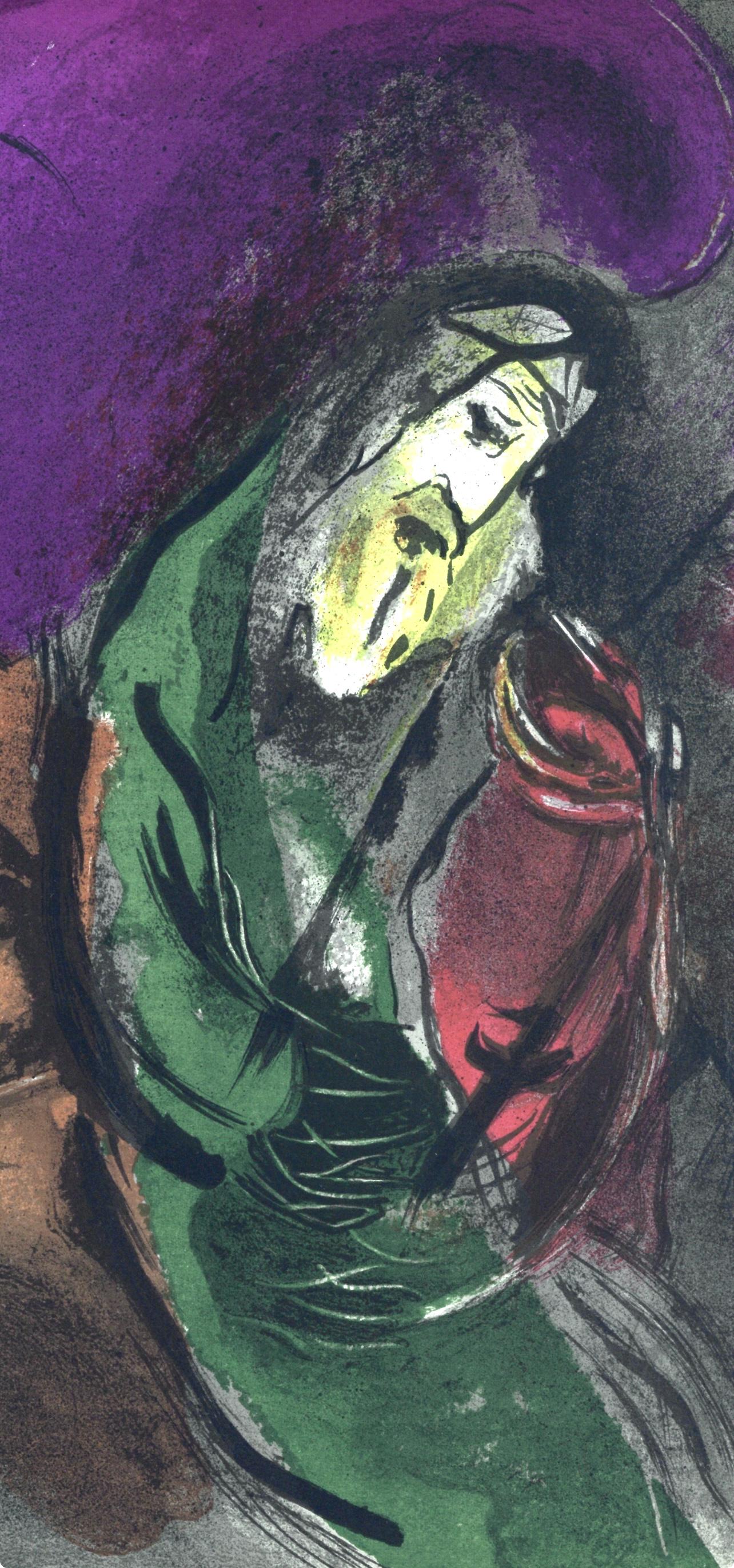 Marc Chagall, Jrmie (Mourlot 117-46; Cramer 25), Dessins Pour La Bible, Verve, Revue, Lithograph