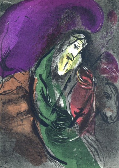 Marc Chagall, Jrmie (Mourlot 117-46; Cramer 25), Dessins Pour La Bible, Verve, Revue, Lithograph