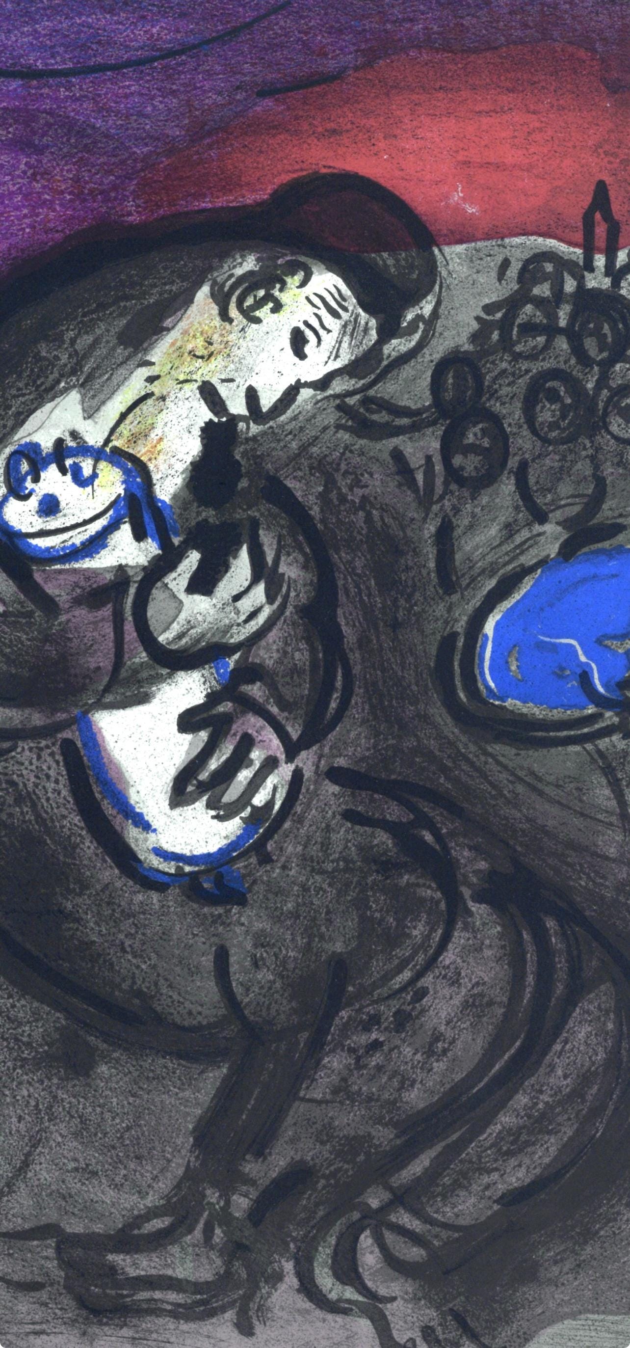 Marc Chagall, Pleurs De Jrmie (Mourlot 117-46; Cramer 25), Dessins Pour La Bible, Verve, Revue,