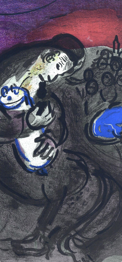 Marc Chagall, Pleurs De Jrmie (Mourlot 117-46; Cramer 25), Dessins Pour La Bible, Verve, Revue,