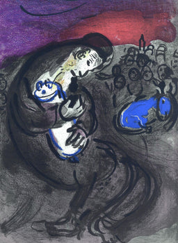 Marc Chagall, Pleurs De Jrmie (Mourlot 117-46; Cramer 25), Dessins Pour La Bible, Verve, Revue,