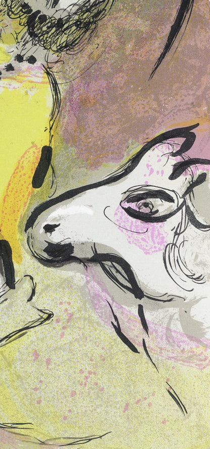 Marc Chagall, Solomon (Mourlot 117-46; Cramer 25), Dessins Pour La Bible, Verve, Revue, Lithograph