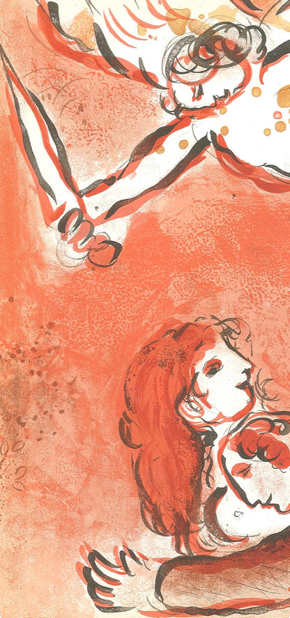 Marc Chagall, Le Visage D'Isral (Mourlot 117-46; Cramer 25), Dessins Pour La Bible, Verve, Revue,