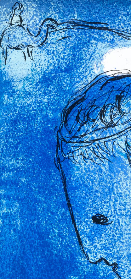 Marc Chagall, Abraham Et Sarah (Mourlot 117-46; Cramer 25), Dessins Pour La Bible, Verve, Revue,