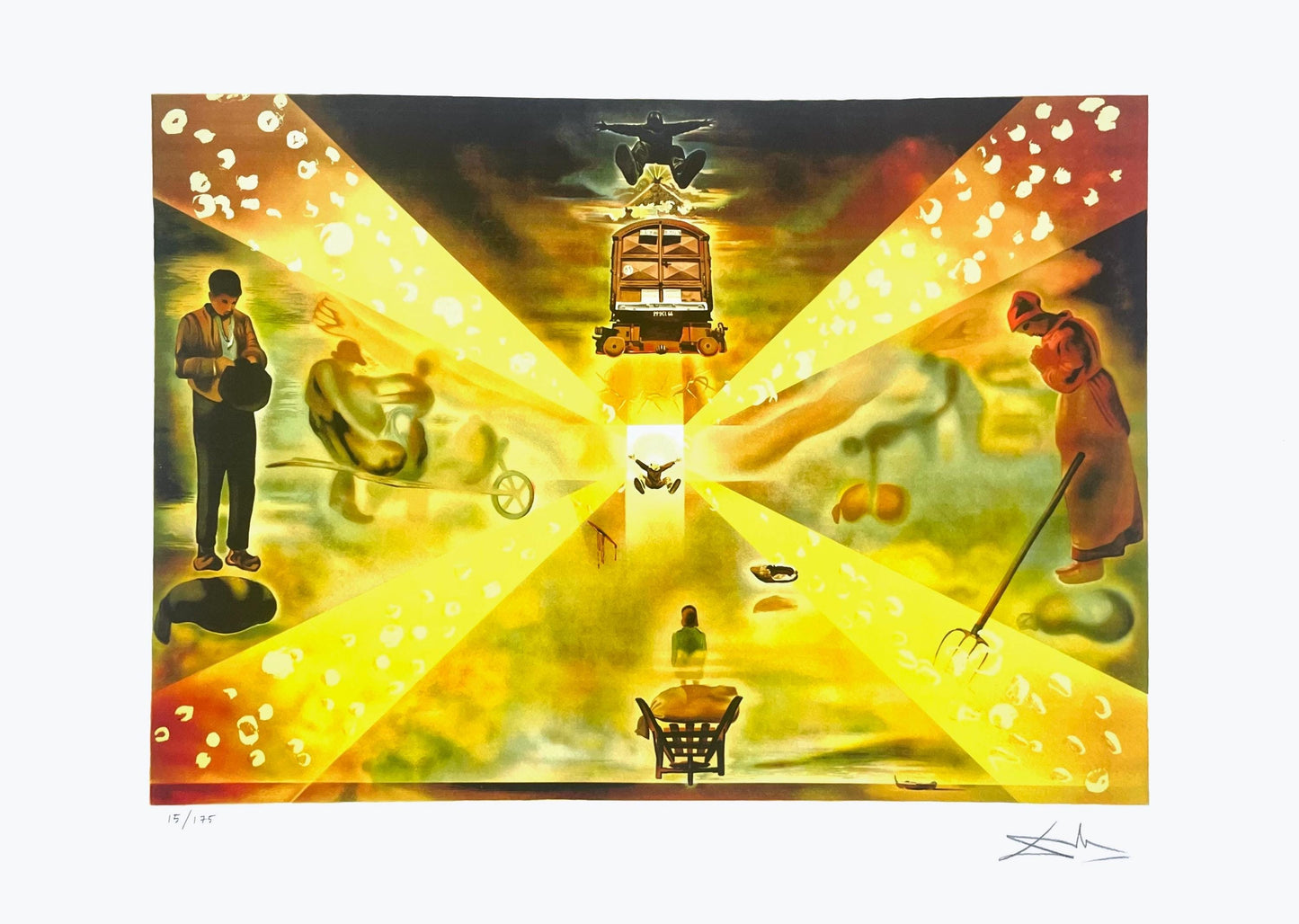 Salvador Dali, La Gare De Perpignan, Signed, Archival Pigment Print