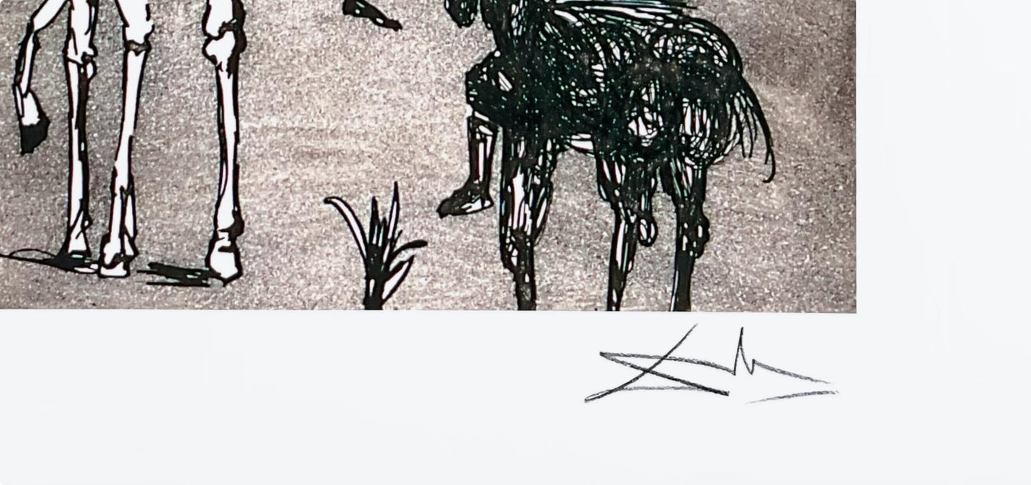 Salvador Dali, Le Rve Impossible, Historia De Don Quichotte De La Mancha, Signed, Archival Pigment