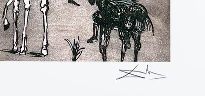 Salvador Dali, Le Rve Impossible, Historia De Don Quichotte De La Mancha, Signed, Archival Pigment