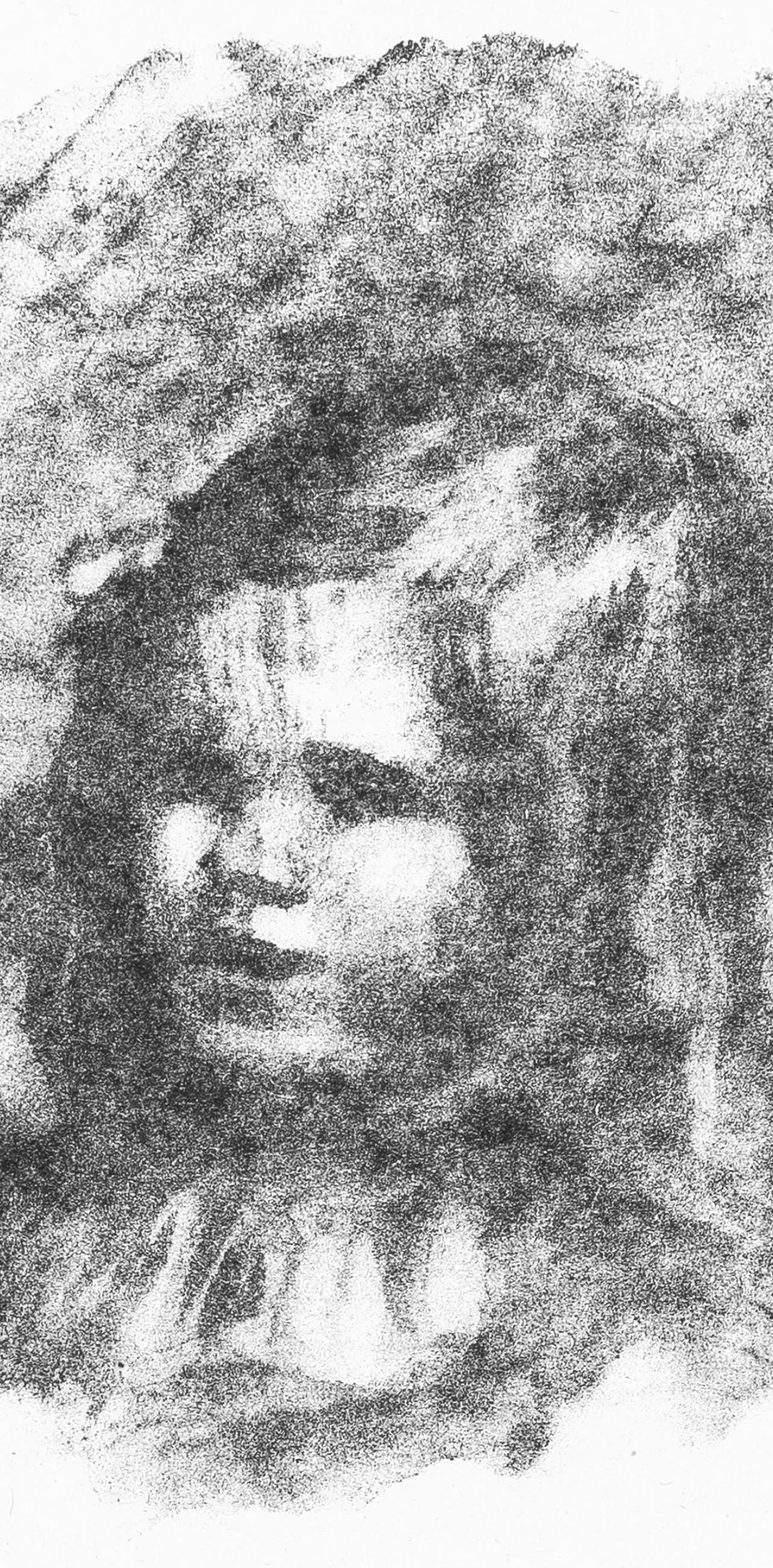 Lithograph - Pierre-Auguste Renoir - Claude Renoir tourn a gauche - Les Lithographies de Renoir