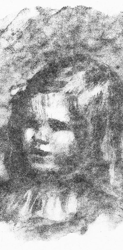 Lithograph - Pierre-Auguste Renoir - Claude Renoir tourn a gauche - Les Lithographies de Renoir