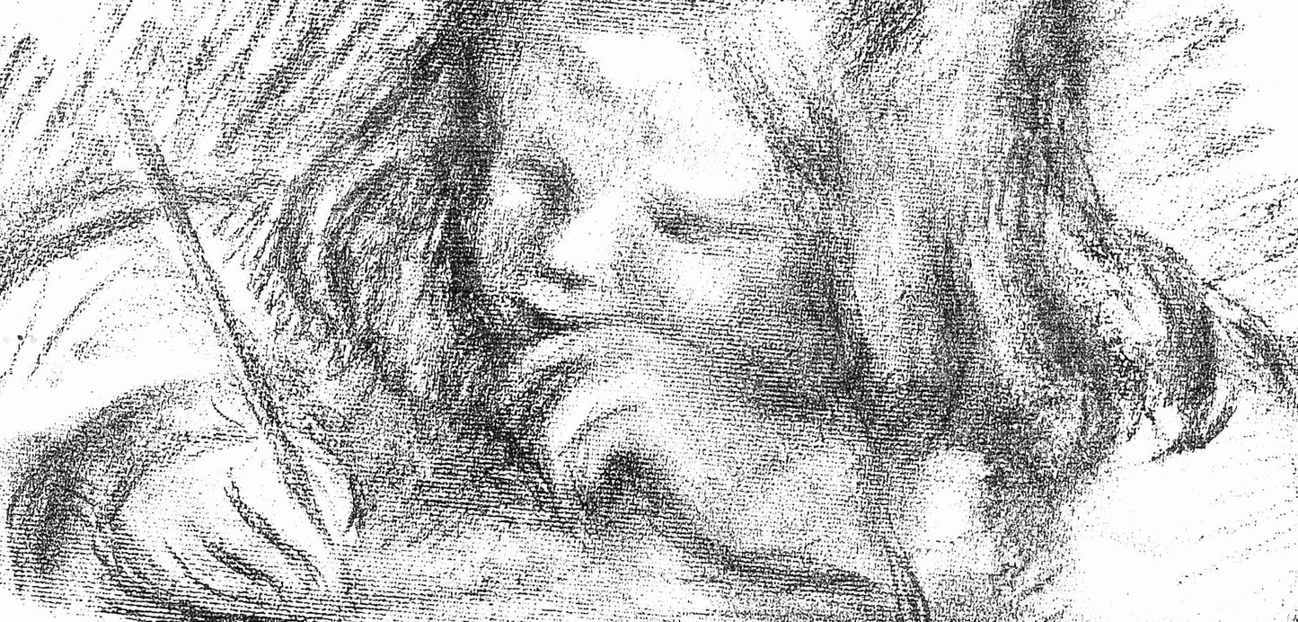 Pierre-Auguste Renoir, Claude Renoir Crivant, Les Lithographies De Renoir, Lithograph