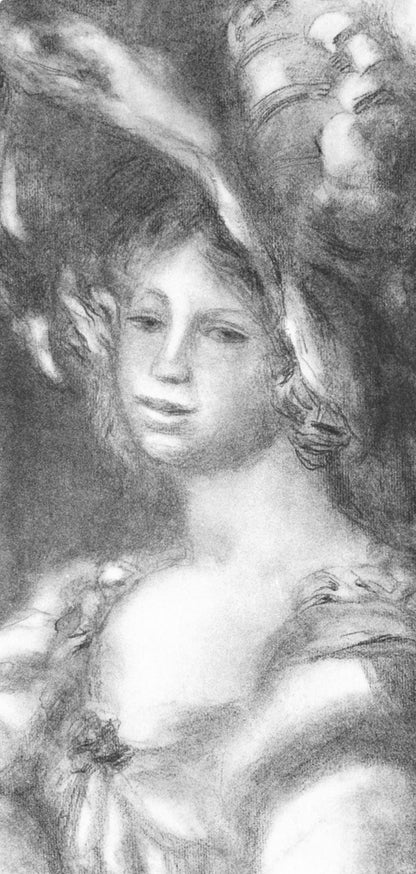 Pierre-Auguste Renoir, Jeune Femme En Buste, Les Lithographies De Renoir, Lithograph