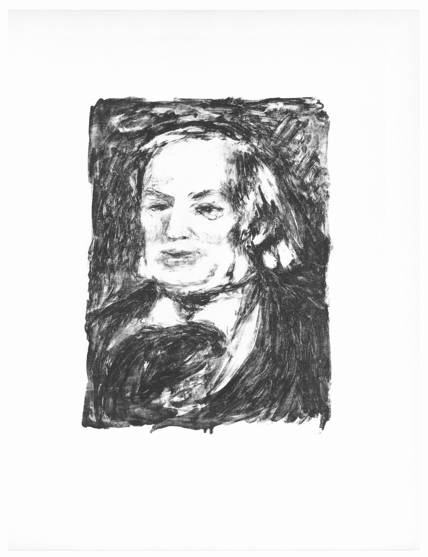Pierre-Auguste Renoir, Richard Wagner, Les Lithographies De Renoir, Lithograph