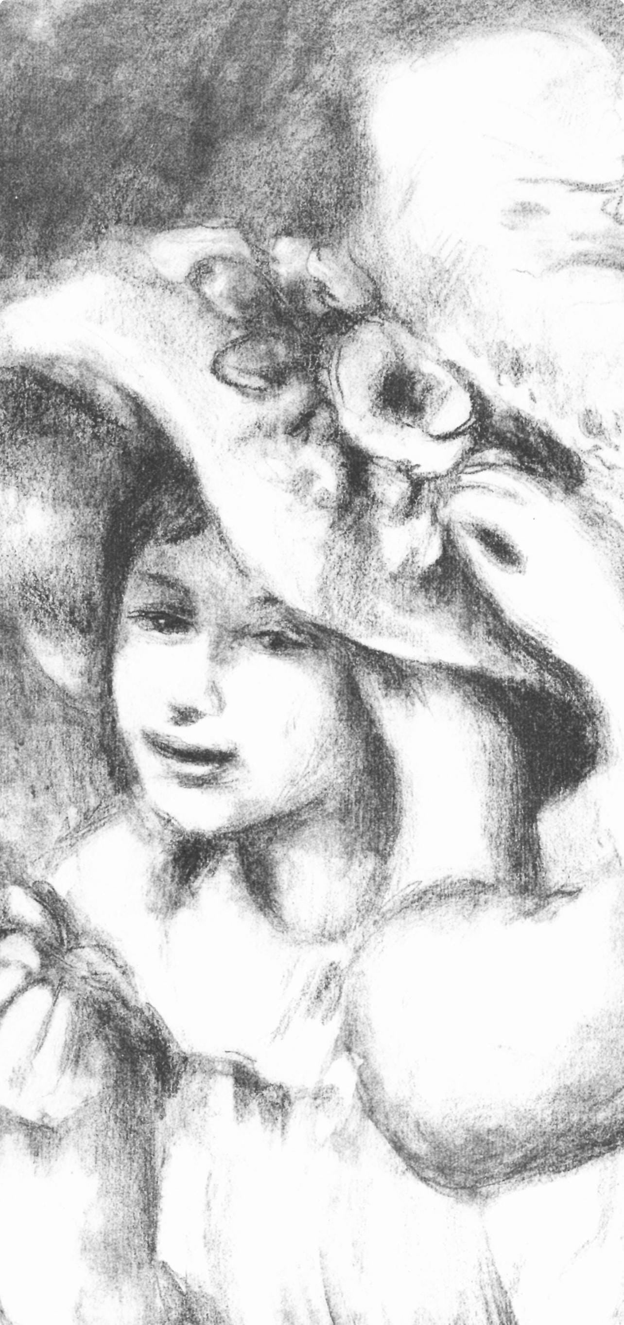 Pierre-Auguste Renoir, Le Chapeau Pingl, Tat Du Noir, Les Lithographies De Renoir, Lithograph