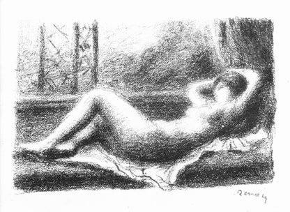 Pierre-Auguste Renoir, Odalisque, Les Lithographies De Renoir, Lithograph