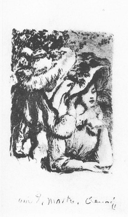 Pierre-Auguste Renoir, Le Chapeau Pingl Et La Baigneuse, Les Lithographies De Renoir, Lithograph