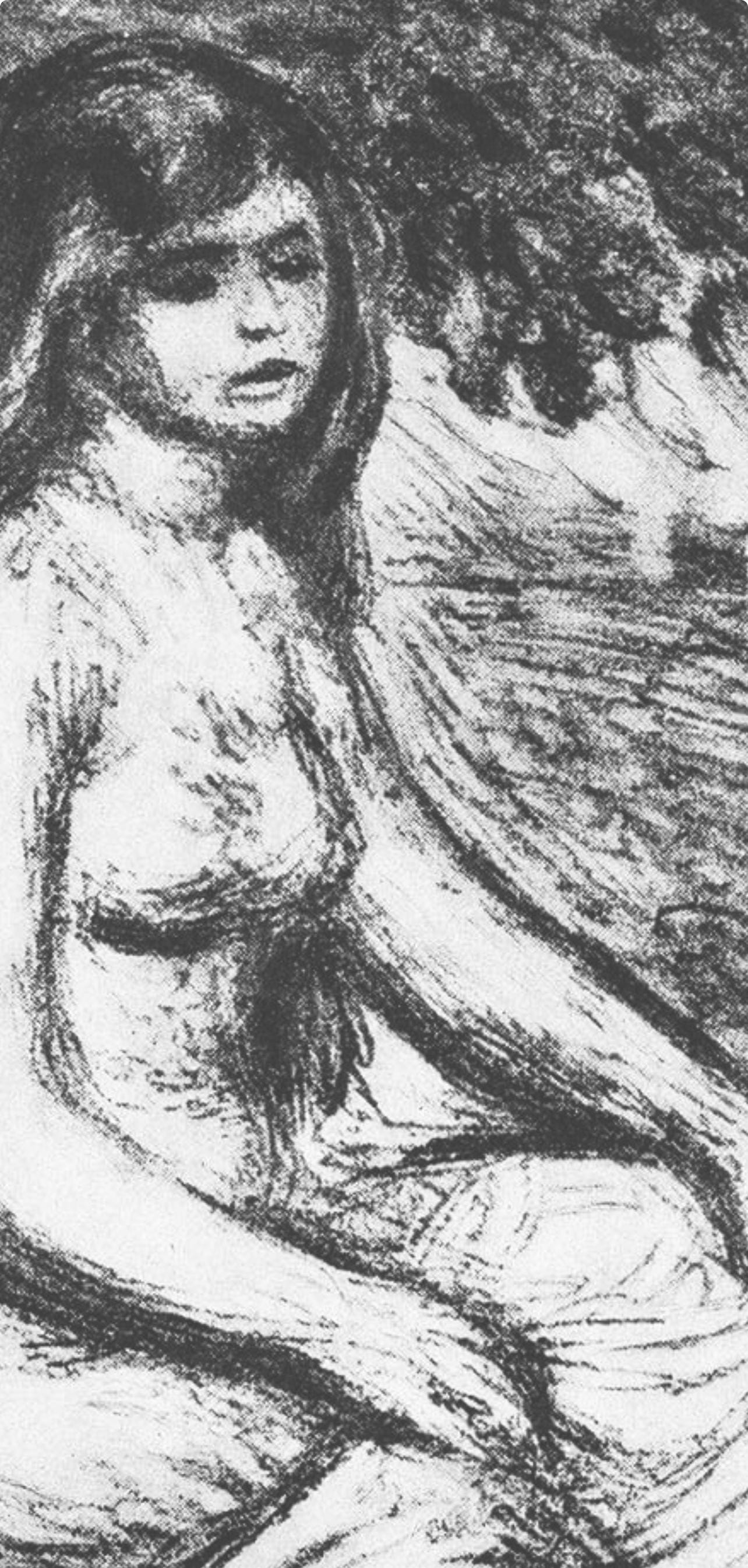 Pierre-Auguste Renoir, Le Chapeau Pingl Et La Baigneuse, Les Lithographies De Renoir, Lithograph
