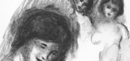 Pierre-Auguste Renoir, Pierre Aux Trois Croquis, Les Lithographies De Renoir, Lithograph