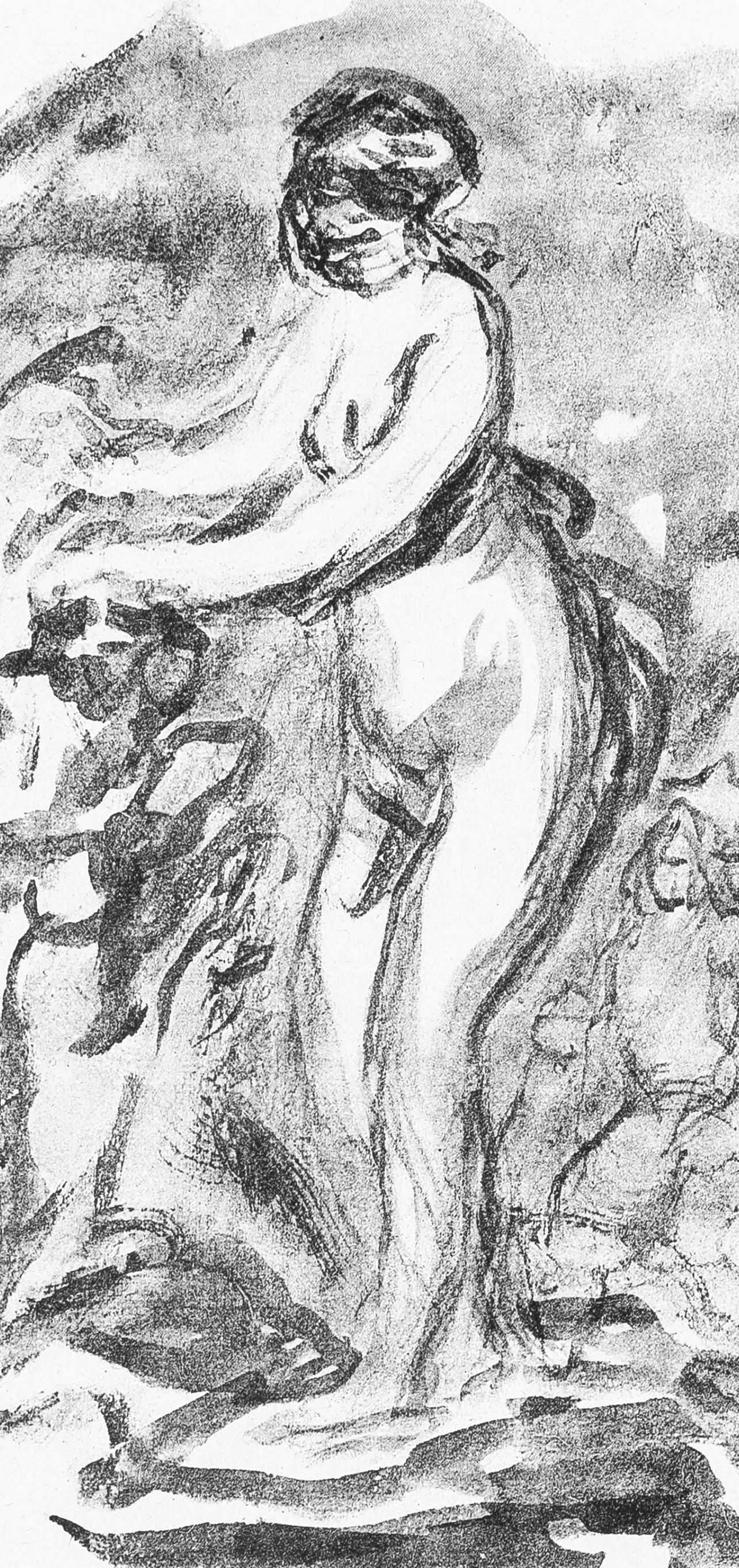 Pierre-Auguste Renoir, Femme Au Cep De Vigne, Les Lithographies De Renoir, Lithograph
