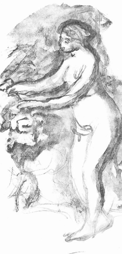 Pierre-Auguste Renoir, Femme Au Cep De Vigne, Les Lithographies De Renoir, Lithograph