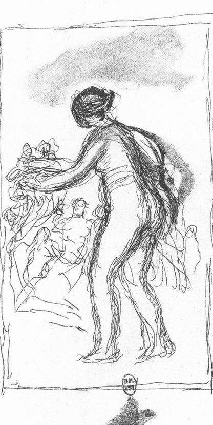 Pierre-Auguste Renoir, Femme Au Cep De Vigne, Les Lithographies De Renoir, Lithograph