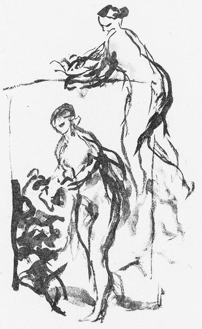 Pierre-Auguste Renoir, Femme Au Cep De Vigne, Les Lithographies De Renoir, Lithograph